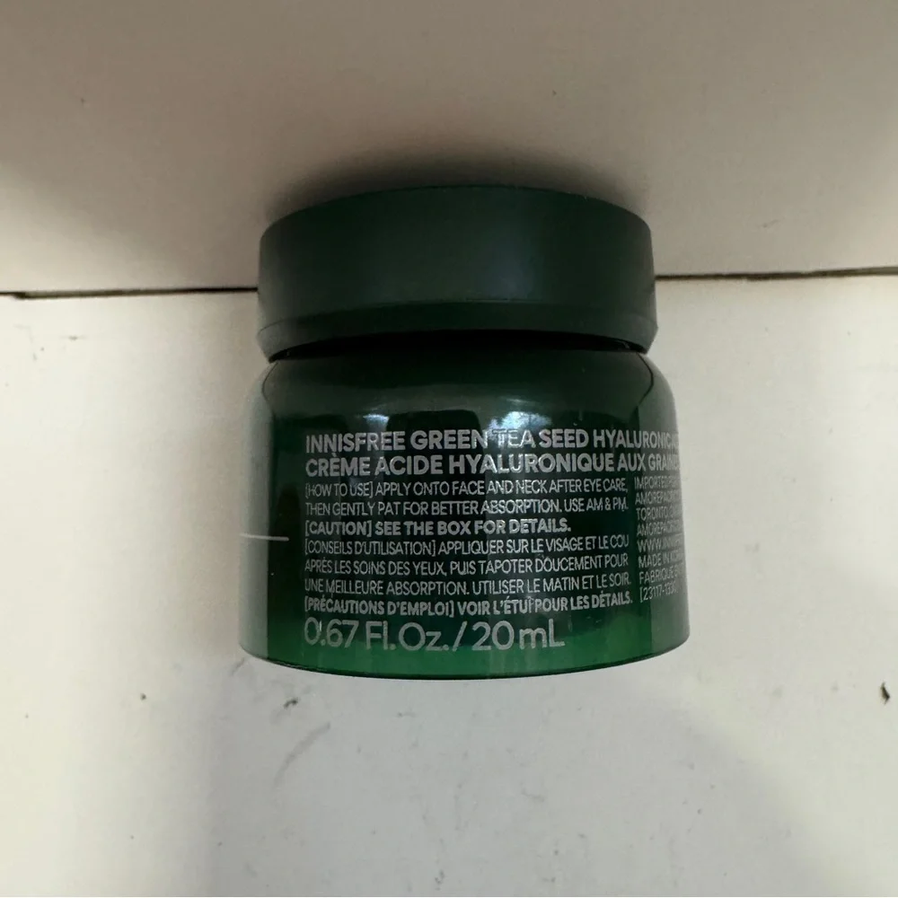 Innisfree Green Tea Seed Hyaluronic Acid Hydrating Cream 20ML